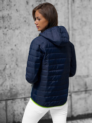 Dámská Bunda Námořnická Modřá OZONEE JS/8M911/215