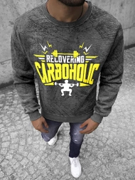 Pánská Mikina Grafitová OZONEE JS/Y10089