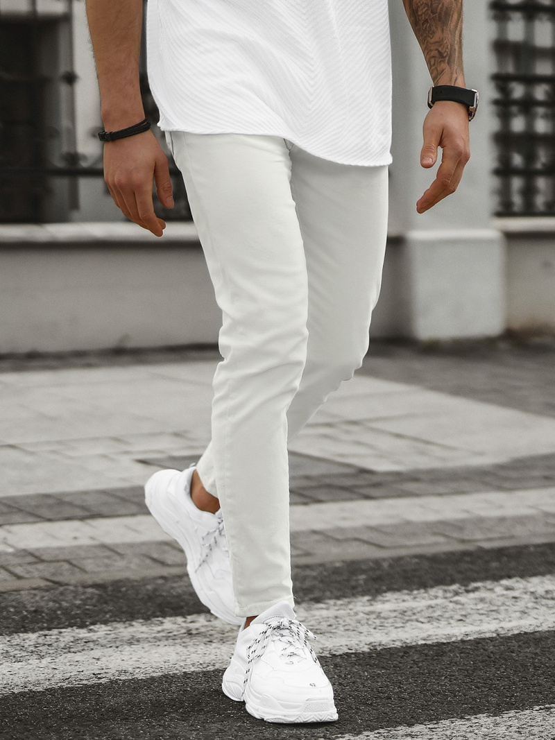 Pánské Džíny Ecru OZONEE E/5171/01