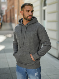 Pánská Mikina Grafitová OZONEE JS/8B1773/5