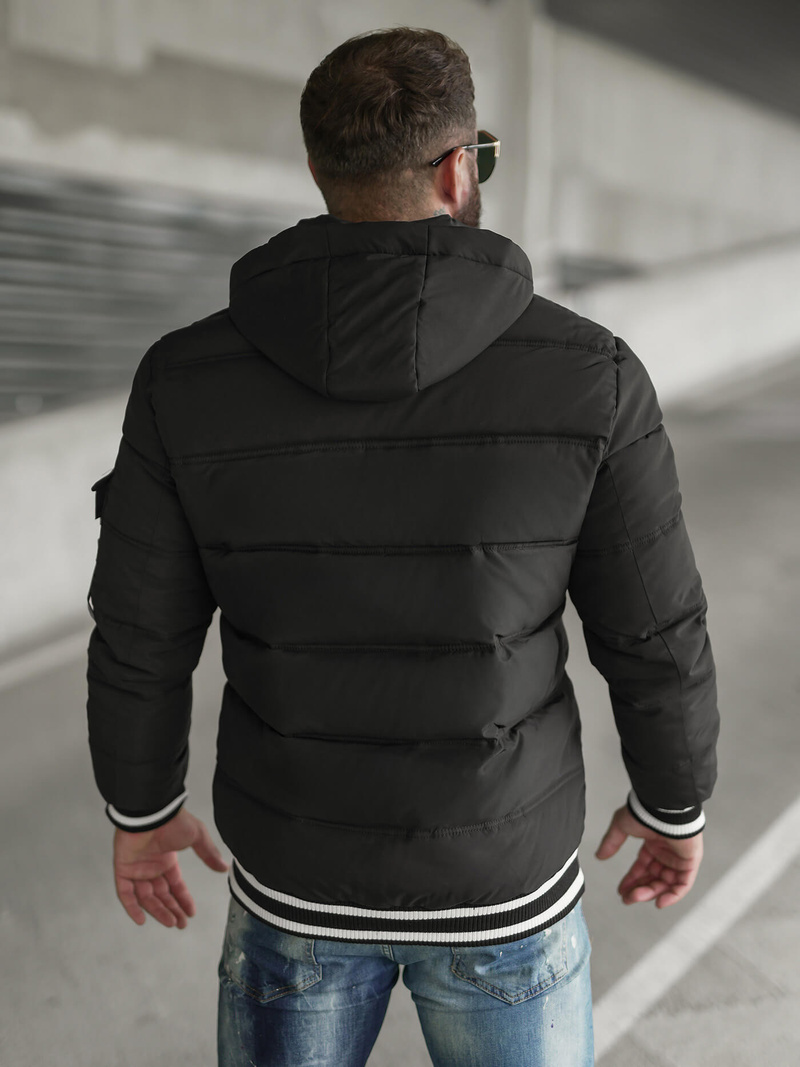 Pánská Bunda Černá OZONEE JS/57M7501/392Z