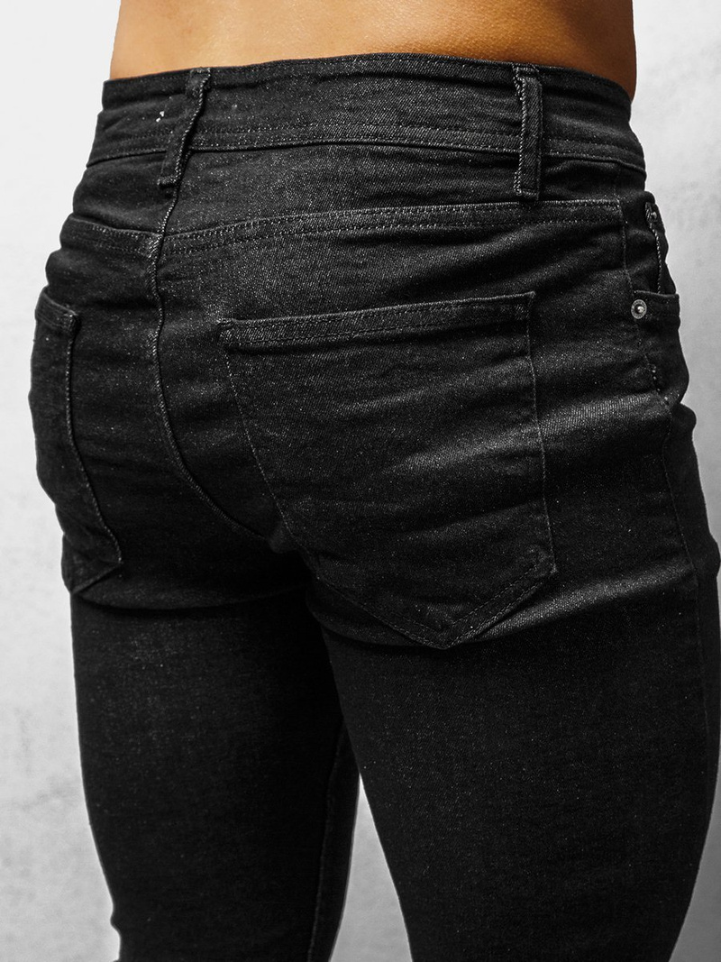 Pánské Džíny Černé OZONEE DP/591Z