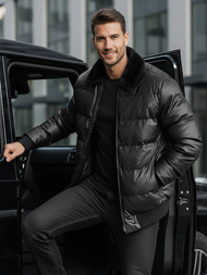 Pánská Bunda Černá OZONEE O/M795Z