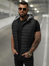 Pánská Vesta Černá OZONEE JS/8M983/392