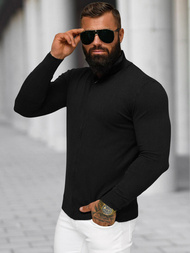 Pánský Svetr Černý OZONEE NB/MM6004/4Z