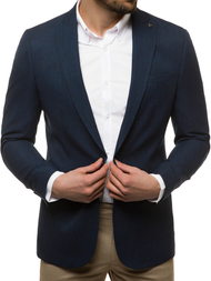 Pánské Sako Námořnická Modřá OZONEE H/28