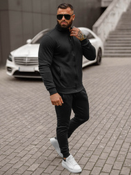 Pánská Tepláková Souprava Černá OZONEE JS/68C10385/3Z