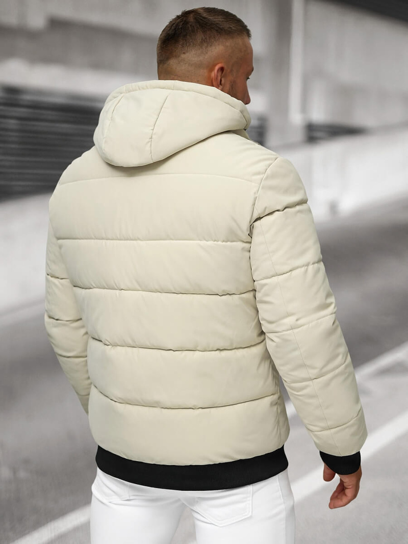 Pánská Zimní Bunda Ecru OZONEE JS/31M5026/280