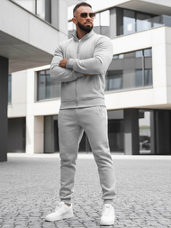 Pánská Tepláková Souprava Šedá OZONEE JS/68C10385/2