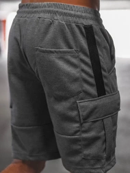 Pánské Kraťasy Grafitové OZONEE O/WW20016/3