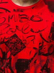 Pánské Tričko Červené OZONEE JS/KS1987Z