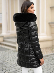 Dámská Bunda Černá OZONEE JS/16M9120/392Z