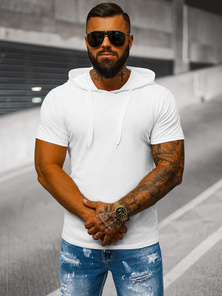 Pánské Tričko Bílý OZONEE JS/8T89/1