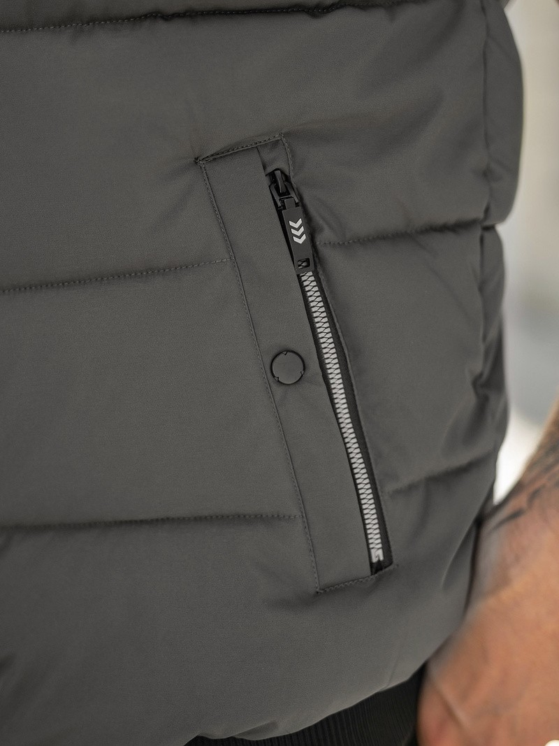 Pánská Vesta Grafitová OZONEE JS/32M1780/105