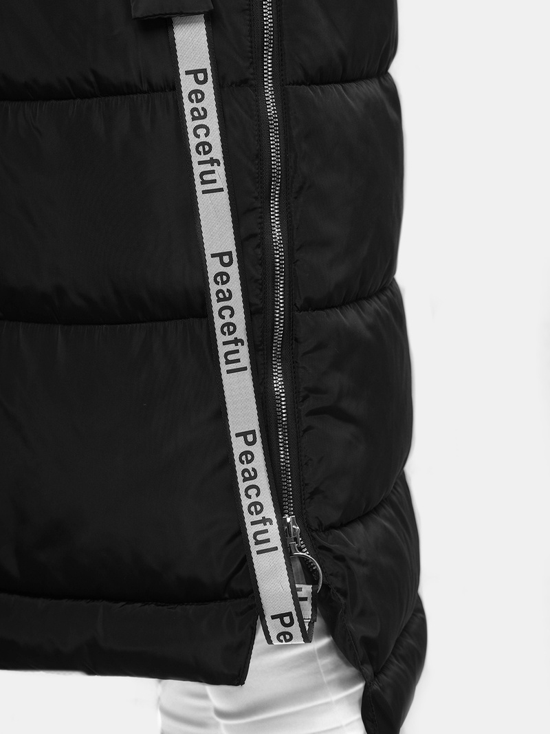 Dámská vesta černá OZONEE O/DK113/1