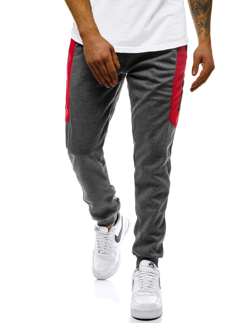 Pánské Tepláky Grafitové OZONEE JS/JZ11019