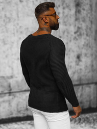 Pánský Svetr Černý OZONEE L/1442Z