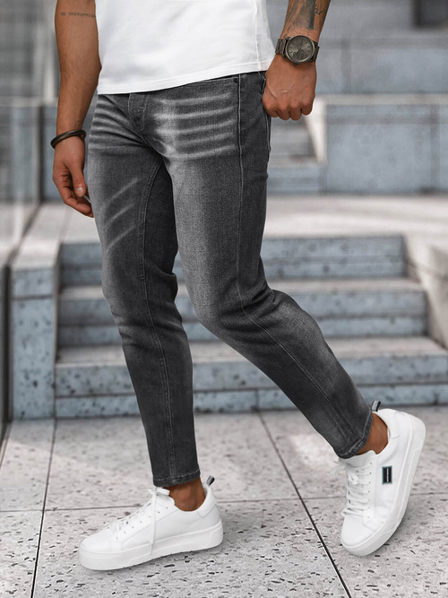 Pánské Džíny Grafitové OZONEE NB/MP0199GS