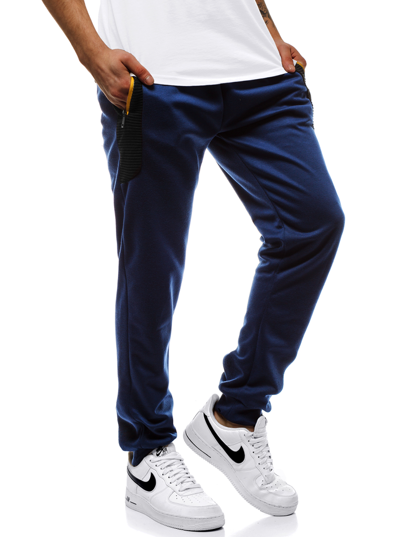 Pánské Tepláky Námořnické Modré OZONEE JS/JZ11020