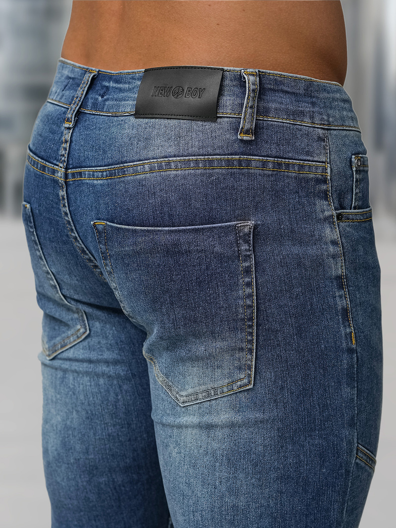 Pánské Džíny Tmavě-Modré OZONEE NB/MP0082BS