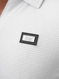 Pánské Polo Tričko Bílé OZONEE O/YN2/593