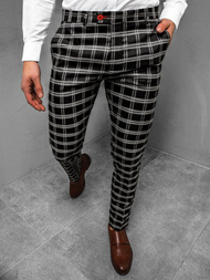 Pánské Kalhoty Černé OZONEE DJ/5532