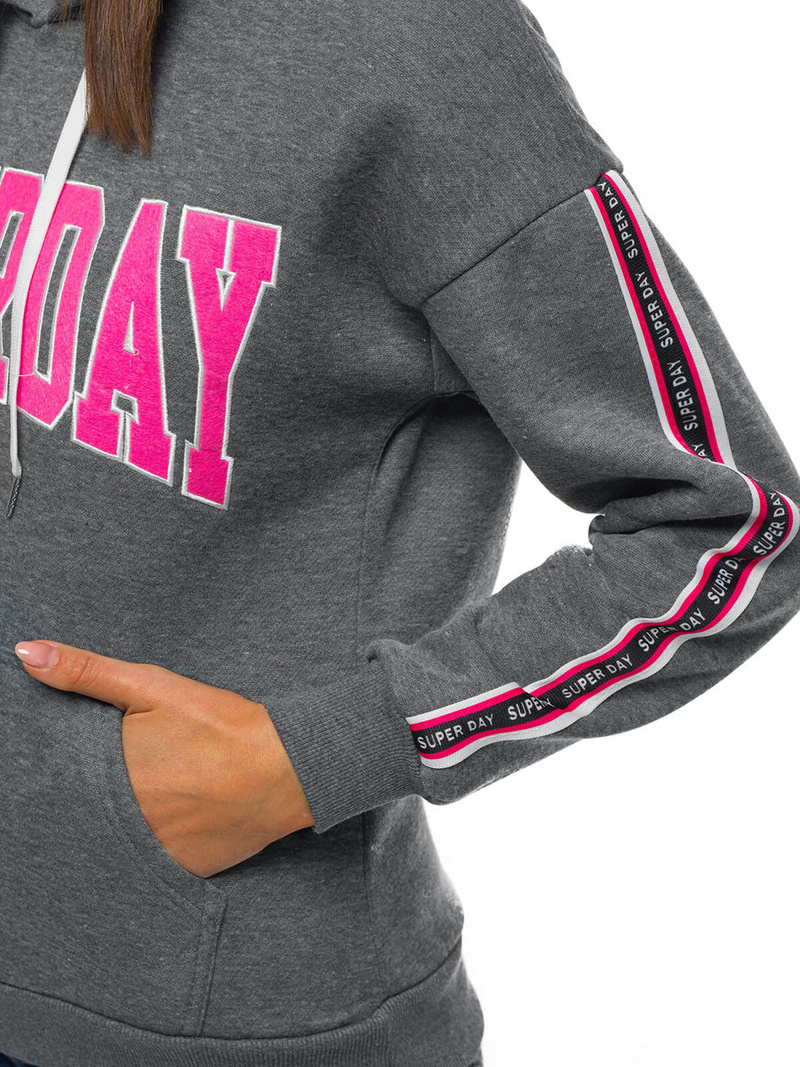 Dámská Mikina Grafitová OZONEE JS/B26014