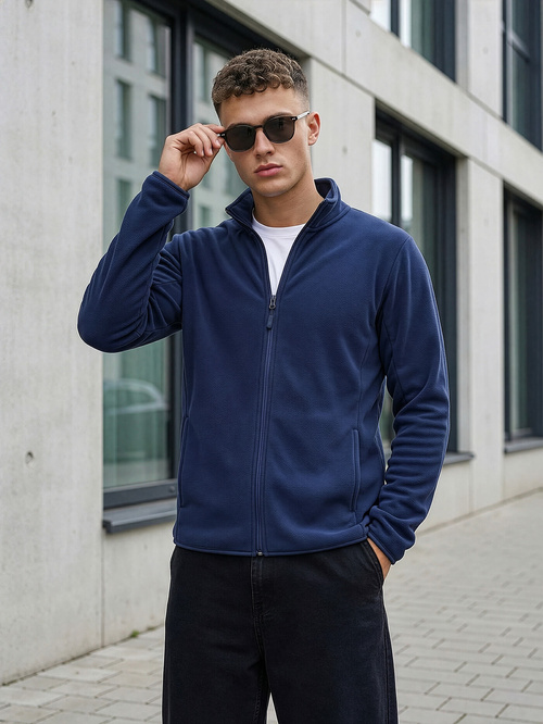 Pánská Mikina Námořnická Modřá OZONEE JS/HH016/25