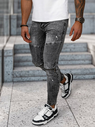 Pánské Džíny Černé OZONEE NB/MP0069N