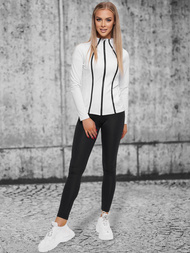 Dámská Mikina Bílá OZONEE JS/HH020/45