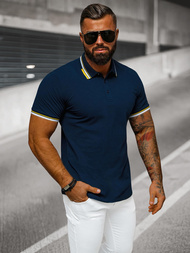 Pánské Polo Tričko Námořnická Modřá OZONEE O/DA736