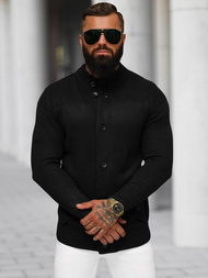 Pánský Svetr Černý OZONEE NB/MM6011/4Z