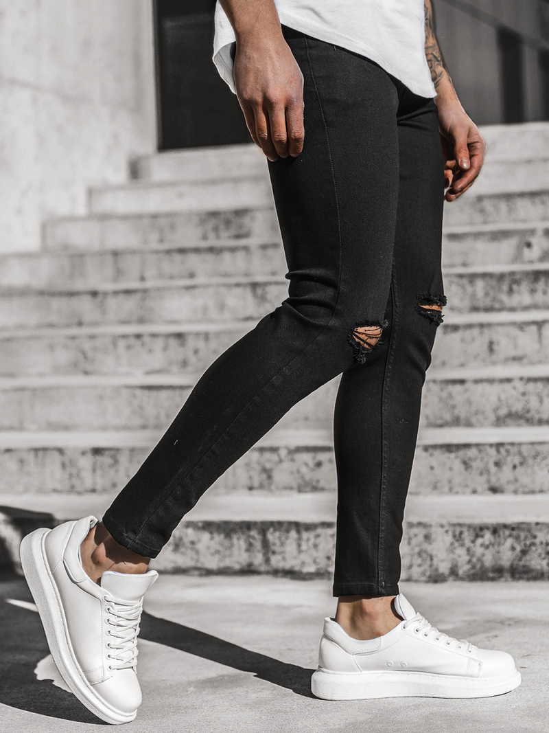 Pánské Džíny Černé/2 OZONEE DP/585