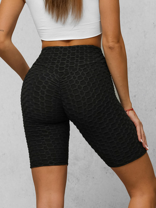 Krátké dámské legíny černé OZONEE JS/17K593/3