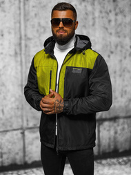 Pánská Bunda Černá OZONEE JS/22M311/392