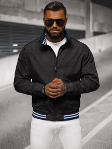 Pánská Bunda Černá OZONEE JS/5M3101/392Z