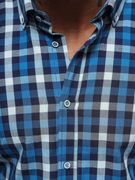 Pánská Košile Námořnická Modřá OZONEE O/V97