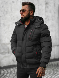 Pánská Bunda Černá OZONEE JB/JP1185Z