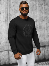 Pánská Mikina Černá OZONEE NB/MF2008