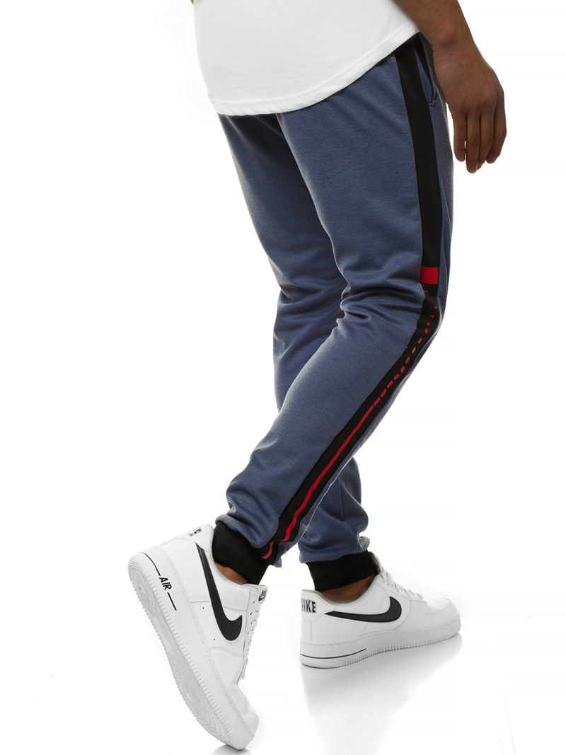 Pánské Tepláky Námořnické Modré OZONEE JS/AM100