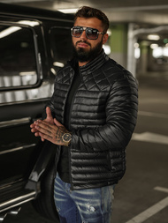 Pánská Bunda Černá OZONEE JS/16M9328/392BZ