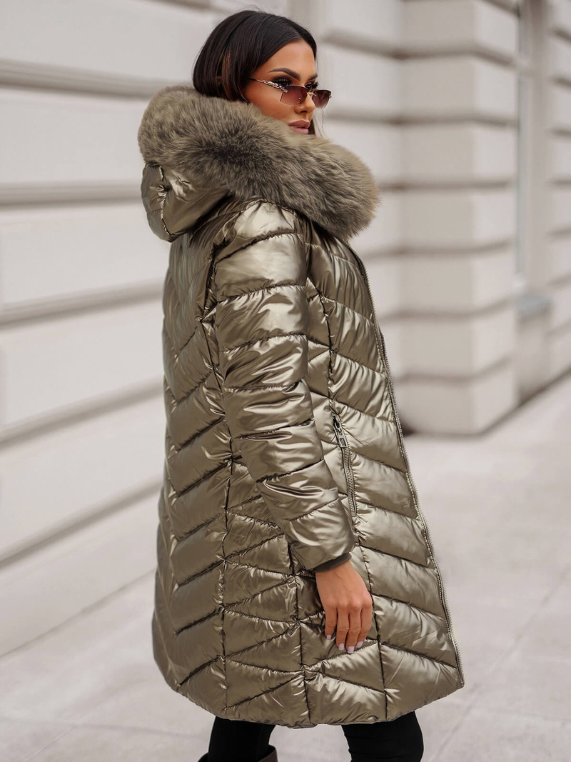 Dámská Bunda Zlato OZONEE JS/16M9100/403Z