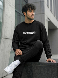 Pánská Mikina Černá OZONEE JS/65B3919/3Z