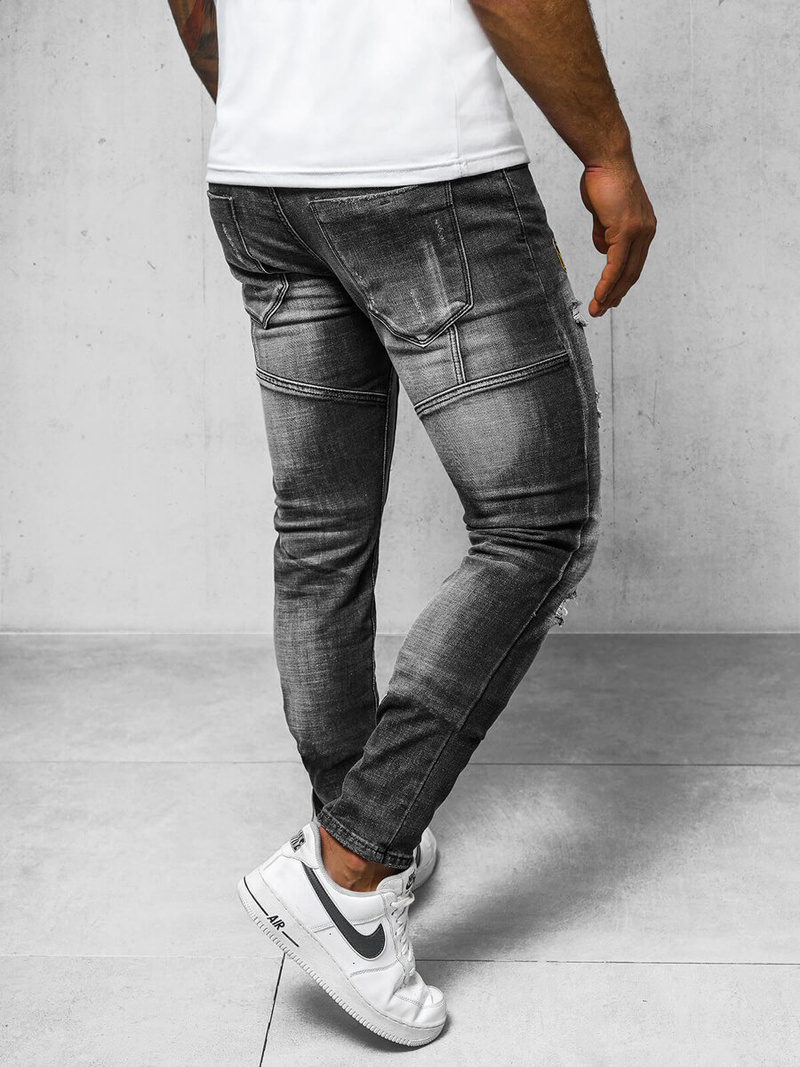 Pánské Džíny Černé OZONEE NB/MP0047NZ