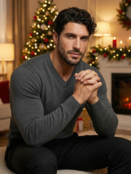 Pánský Svetr Grafitový OZONEE NB/MMB601/3Z