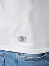 Pánské Tričko Bílé OZONEE O/QQ1388