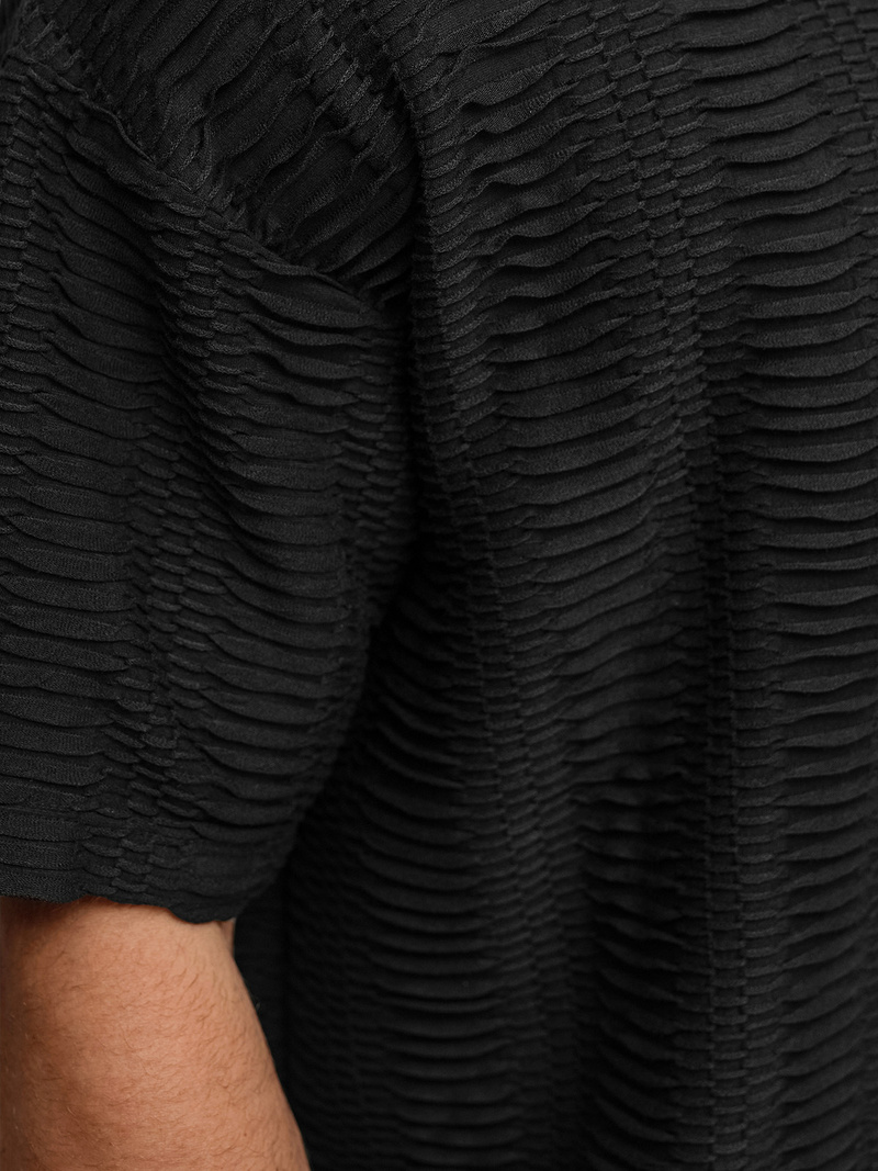 Pánské Tričko Černé OZONEE O/B1149