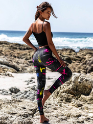 Dámské Legíny Světle Černé OZONEE O/20668Z