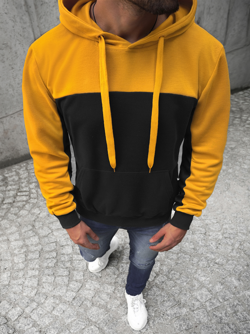 Pánská Mikina Černá OZONEE JS/JZ11058