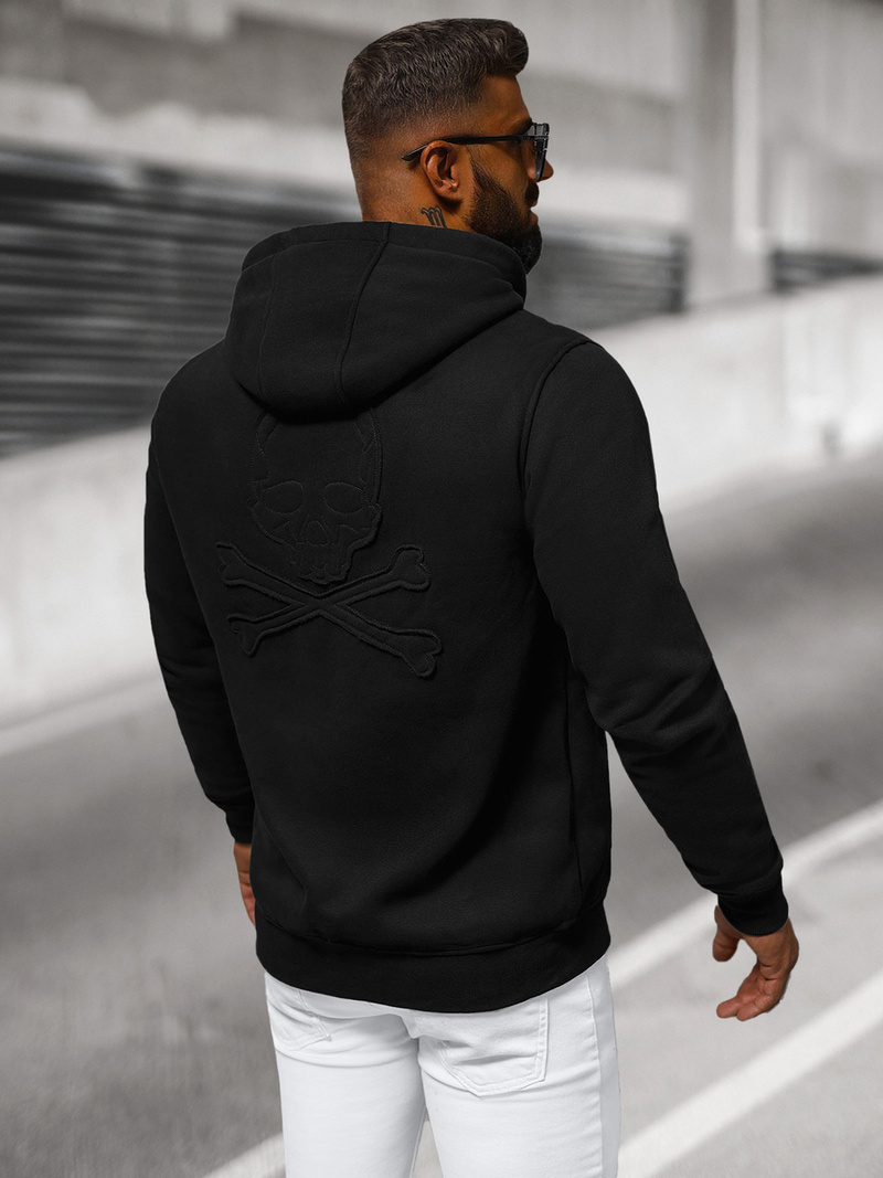 Pánská Mikina Černá OZONEE NB/MF2003